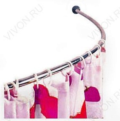 Aquanet 169481 Карниз для ванны SANTIAGO 1600*1600 – фотография-1